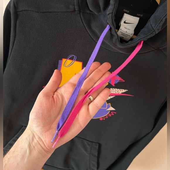 Nike Athletics Dri-Fit Hoodie Sweater Sweatshirt workout swoosh DM6664-010 - Picture 4 of 14